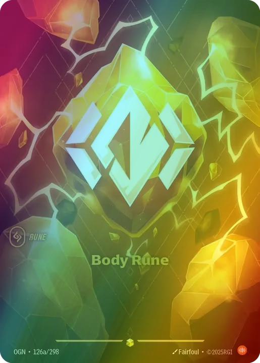 Body Rune (Alternate Art) - 126a/298 [Origins] [Foil]