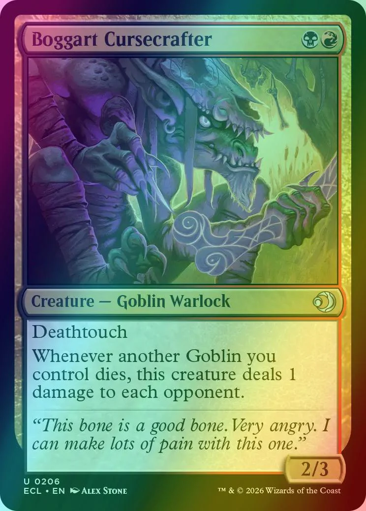 Boggart Cursecrafter [206] [Lorwyn Eclipsed] [Foil]