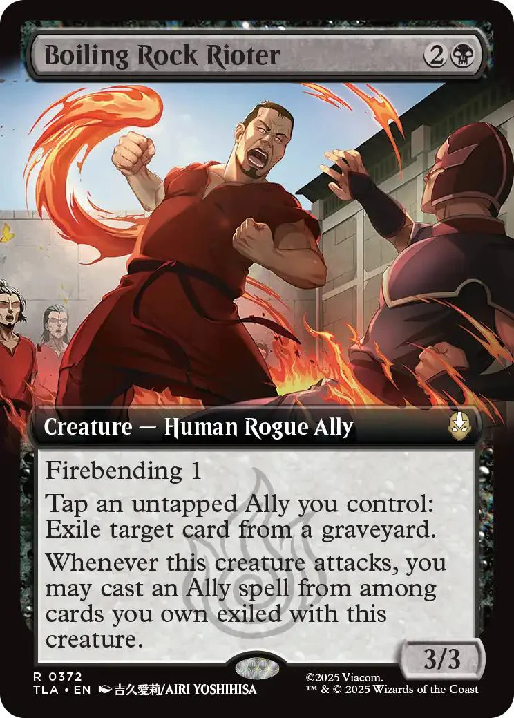Boiling Rock Rioter [372] [Extended Art] [Avatar: The Last Airbender] [Non-Foil]