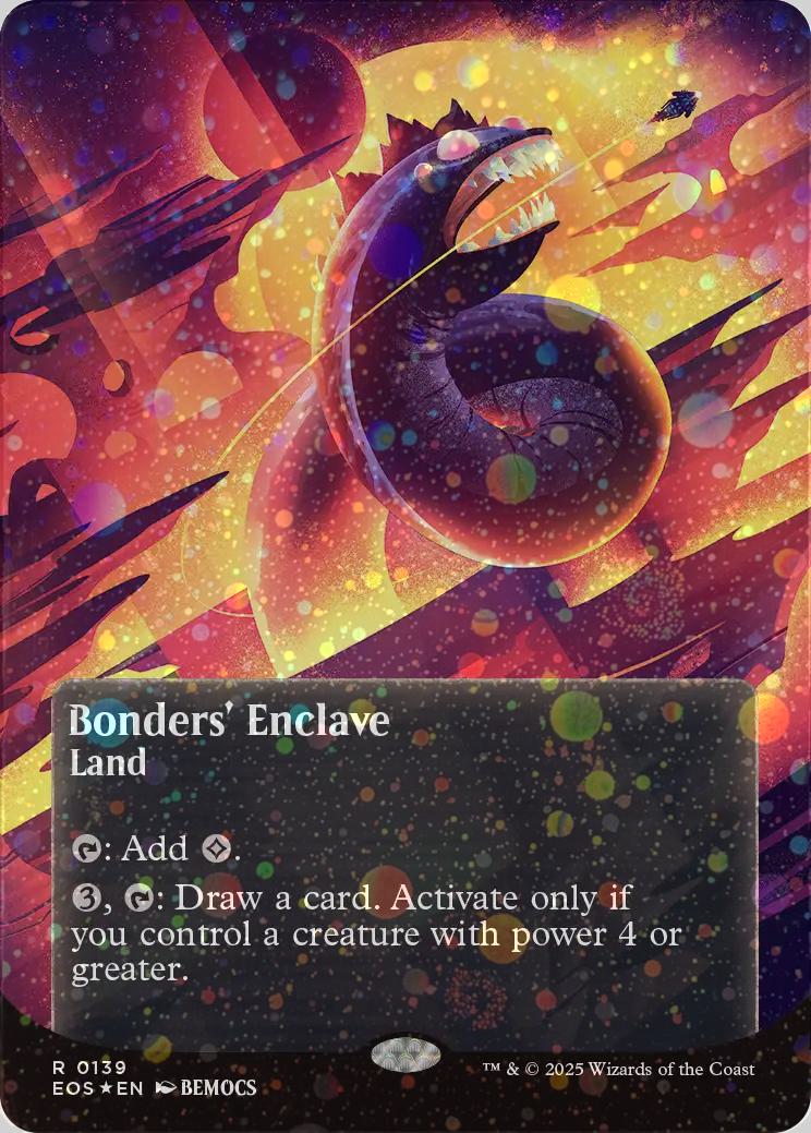 Bonders' Enclave [139] [Borderless] [Poster] [Edge of Eternities: Stellar Sights] [Galaxy Foil]