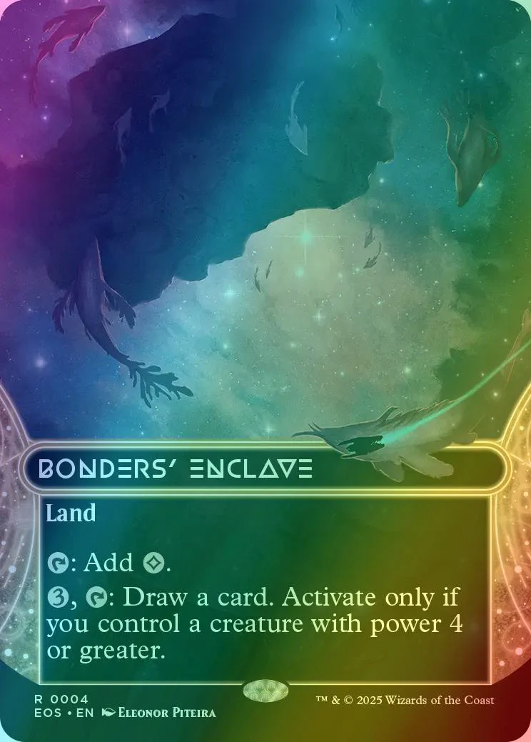Bonders' Enclave [4] [Borderless] [Edge of Eternities: Stellar Sights] [Foil]