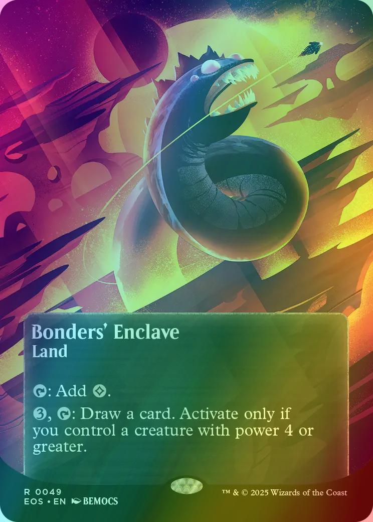 Bonders' Enclave [49] [Borderless] [Poster] [Edge of Eternities: Stellar Sights] [Foil]