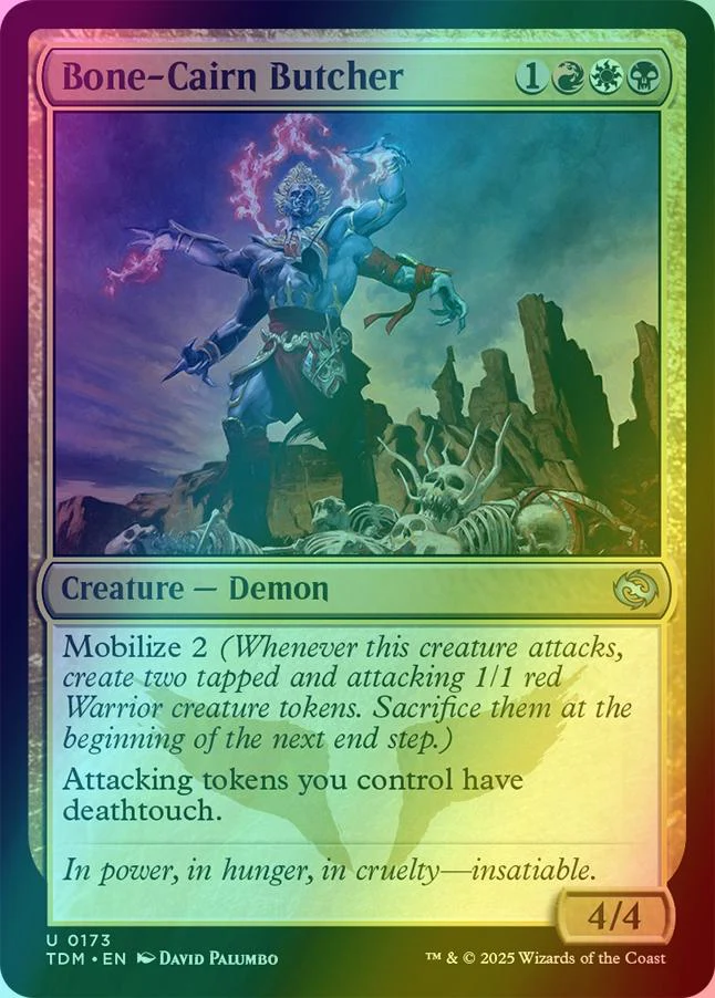 Bone-Cairn Butcher [173] [Tarkir: Dragonstorm] [Foil]