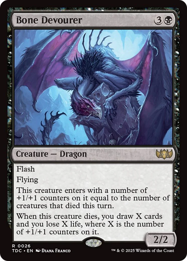 Bone Devourer [26] [Tarkir: Dragonstorm: Commander] [Non-Foil]