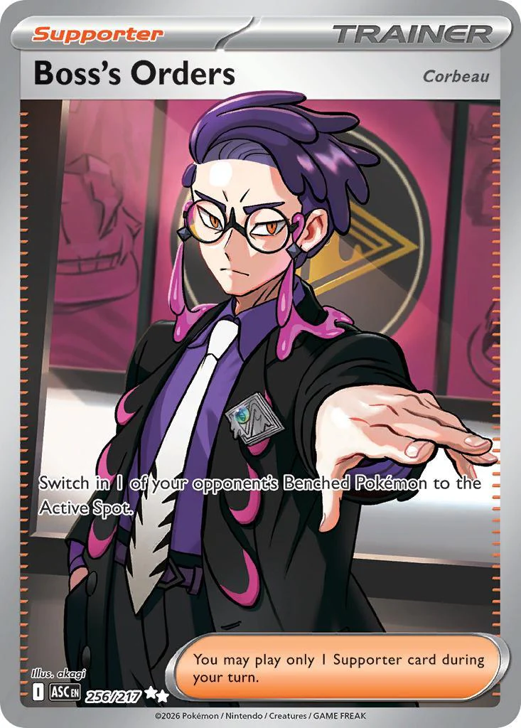 Boss's Orders - Corbeau - 256/217 - Ultra Rare [me025-256] [Ultra]
