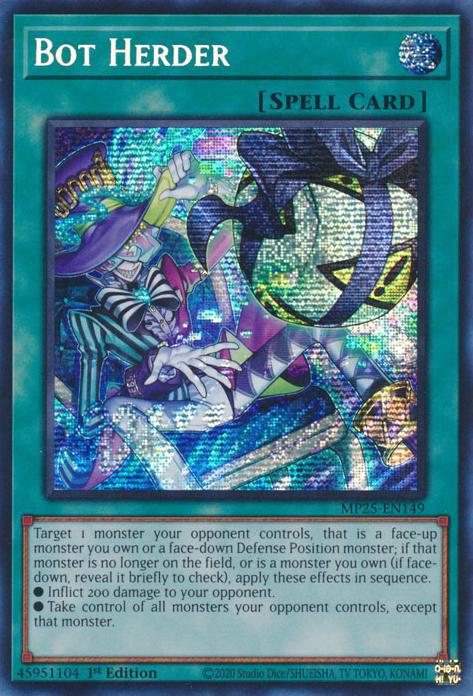 Bot Herder - MP25-EN149 - Prismatic Secret Rare - 1st Edition