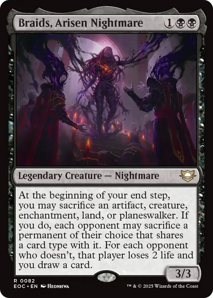 Braids, Arisen Nightmare [82] [Edge of Eternities: Commander] [Non-Foil]