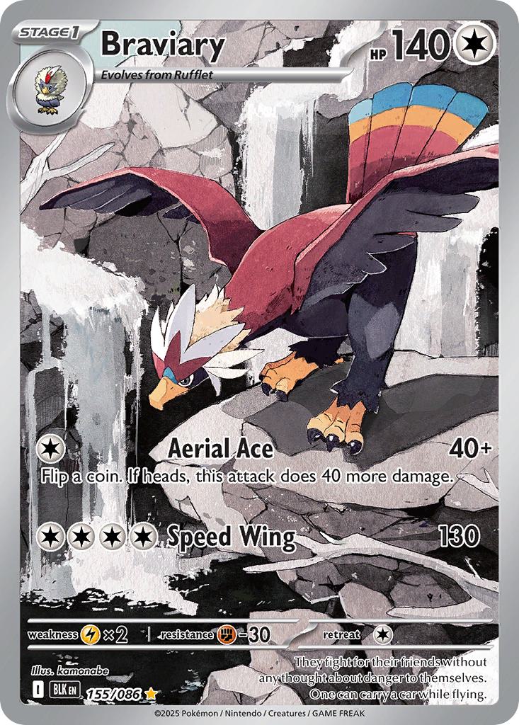 Braviary - 155/086 - Illustration Rare [sv105b-155] [Ultra]