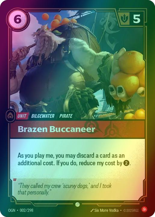 Brazen Buccaneer - 002/298 [Origins] [Foil]