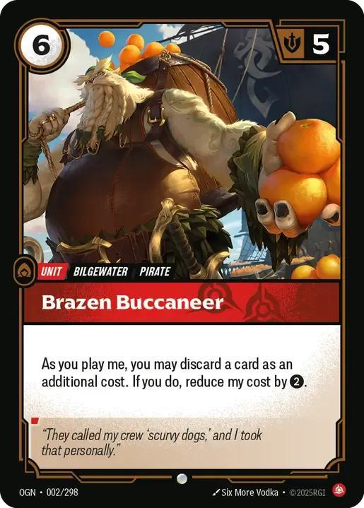 Brazen Buccaneer - 002/298 [Origins] [Non-Foil]