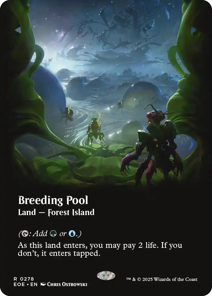 Breeding Pool [278] [Borderless] [Viewport] [Edge of Eternities] [Non-Foil]