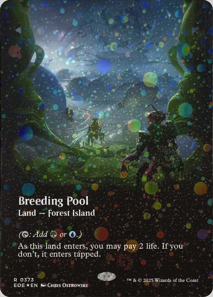Breeding Pool [373] [Borderless] [Viewport] [Edge of Eternities] [Galaxy Foil]