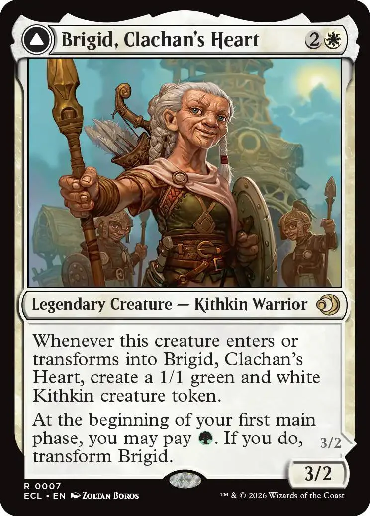 Brigid, Clachan's Heart // Brigid, Doun's Mind [7] [Lorwyn Eclipsed] [Non-Foil]