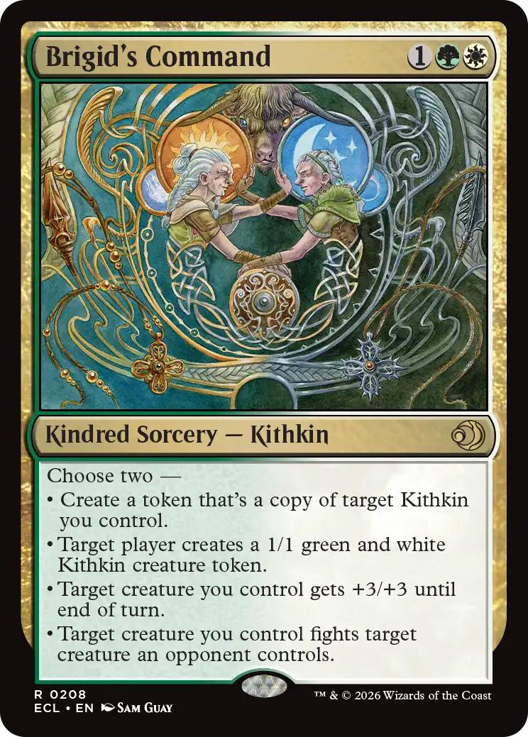 Brigid's Command [208] [Lorwyn Eclipsed] [Non-Foil]