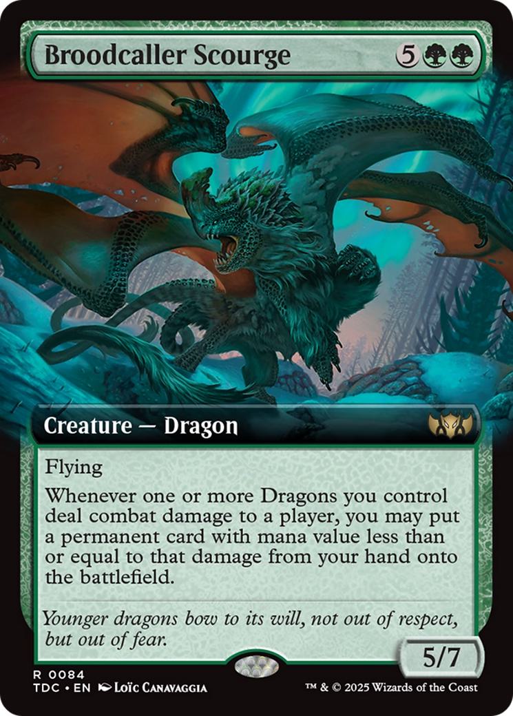 Broodcaller Scourge [84] [Extended Art] [Tarkir: Dragonstorm: Commander] [Non-Foil]