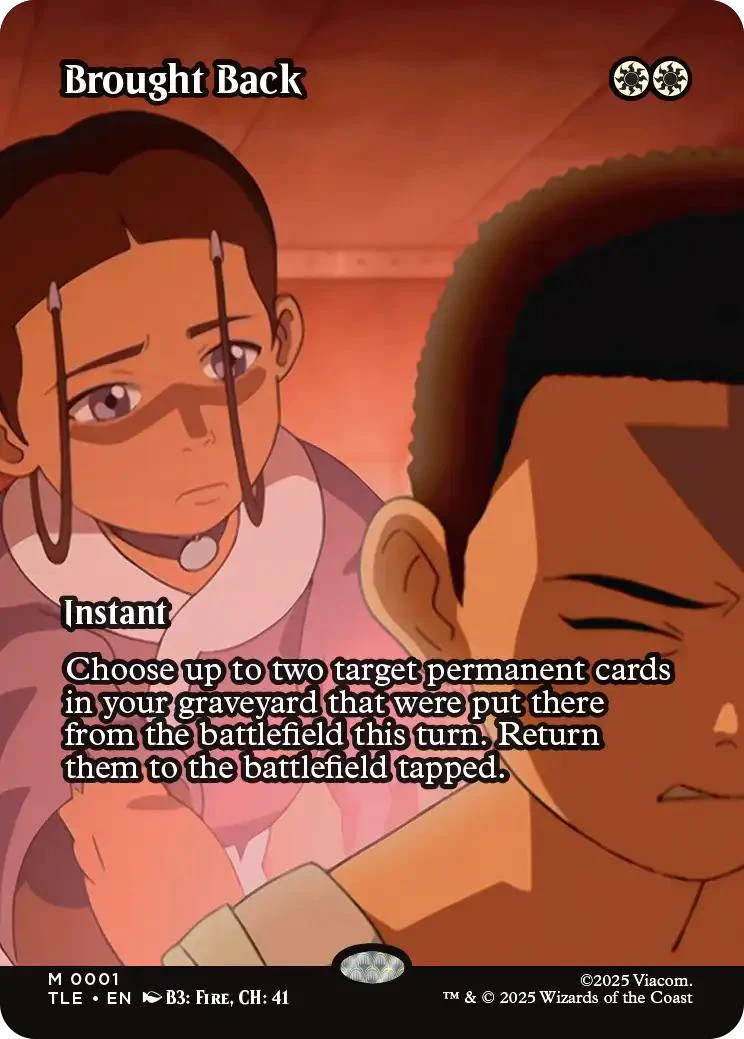 Brought Back [1] [Borderless] [Source Material] [Avatar: The Last Airbender Eternal] [Non-Foil]