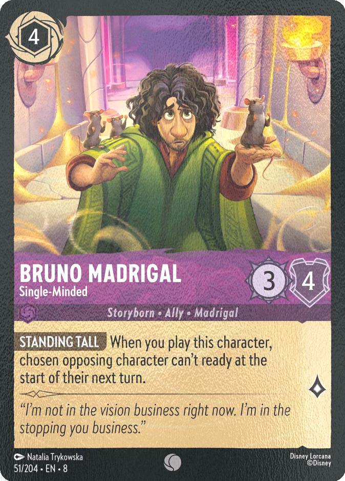 Bruno Madrigal - Single-Minded - 51/204 [Reign of Jafar] [Cold Foil]