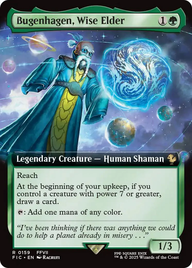 Bugenhagen, Wise Elder [159] [Extended Art] [FINAL FANTASY: Commander] [Non-Foil]
