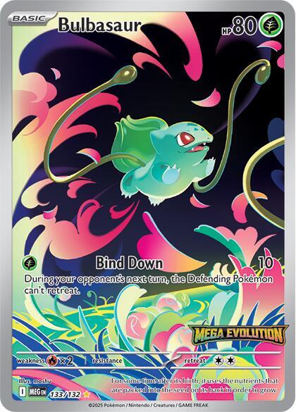 Bulbasaur - 133/132 - Promo [Mega Evolution Stamp] [me01msp-133] [Holo]