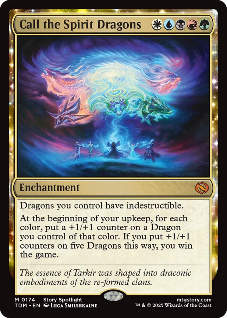 Call the Spirit Dragons [174] [Tarkir: Dragonstorm] [Non-Foil]