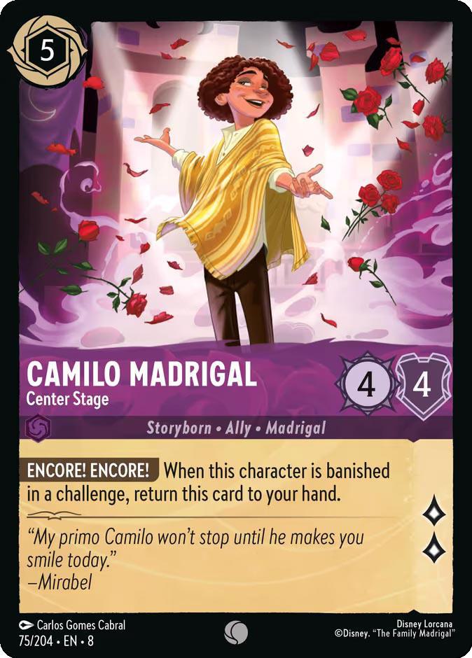 Camilo Madrigal - Center Stage - 75/204 [Reign of Jafar] [Non-Foil]
