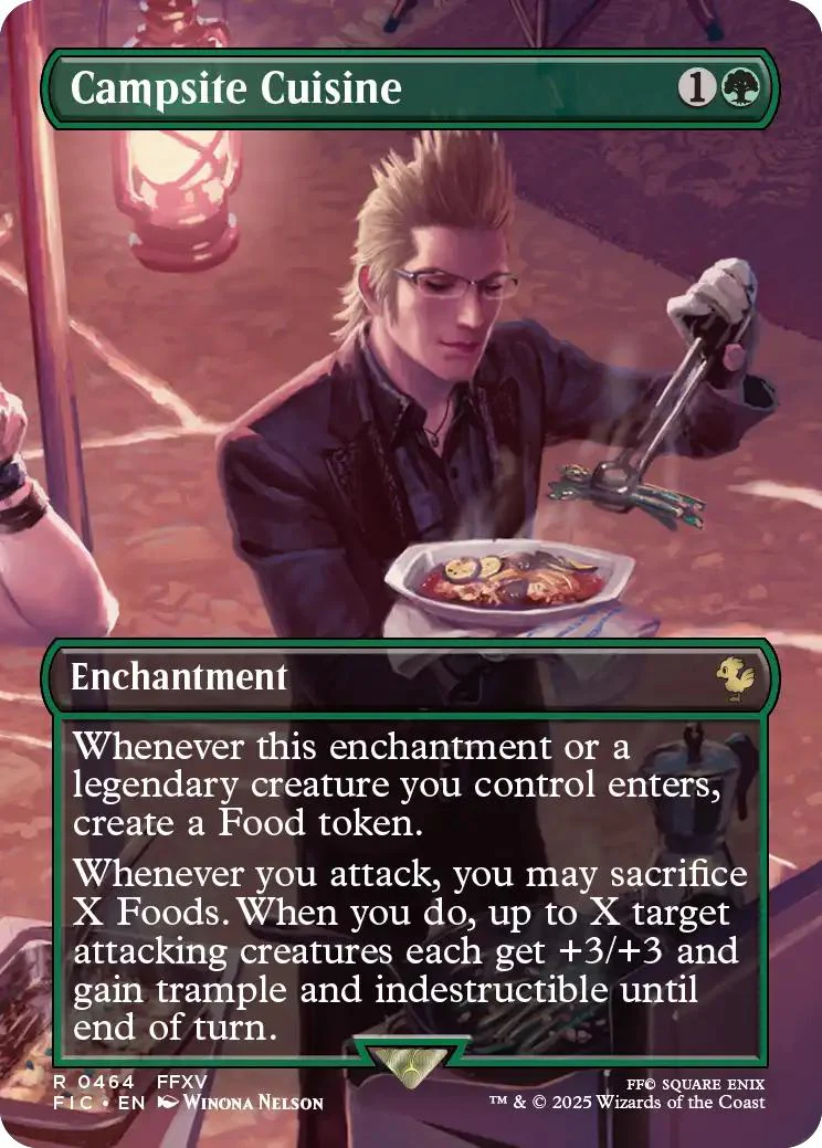 Campsite Cuisine [464] [Borderless] [Scene] [FINAL FANTASY: Commander] [Non-Foil]