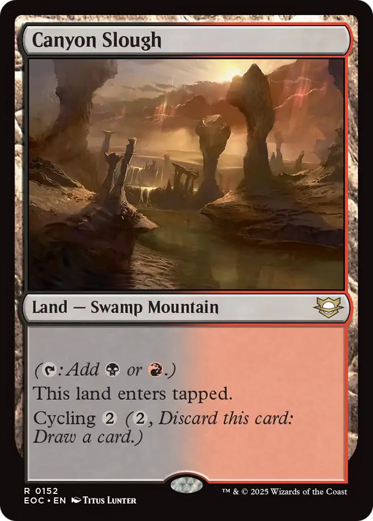 Canyon Slough [152] [Edge of Eternities: Commander] [Non-Foil]
