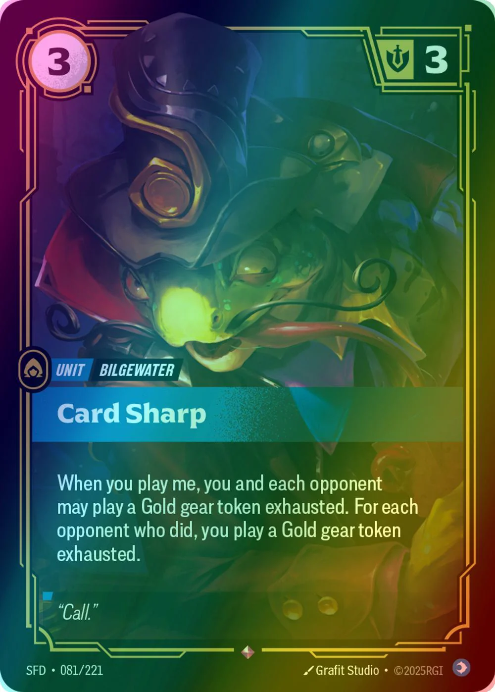 Card Sharp - 081/221 [Spiritforged] [Foil]