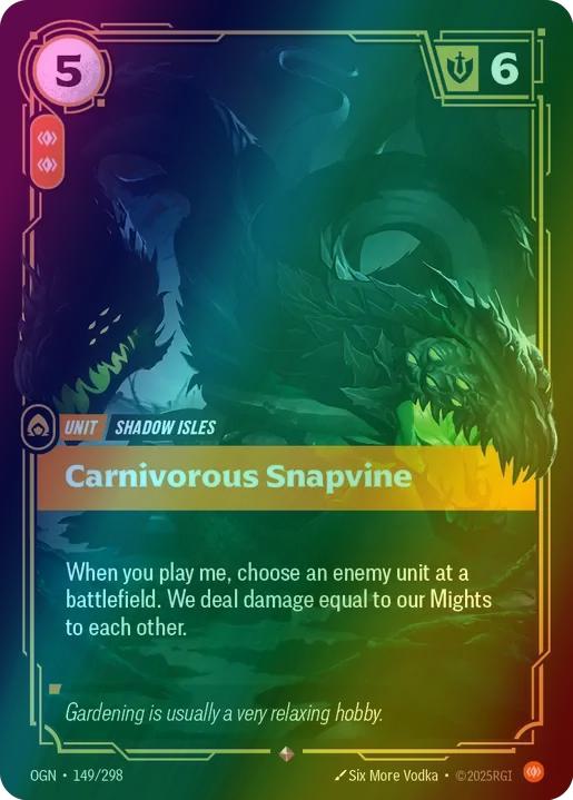 Carnivorous Snapvine - 149/298 [Origins] [Foil]