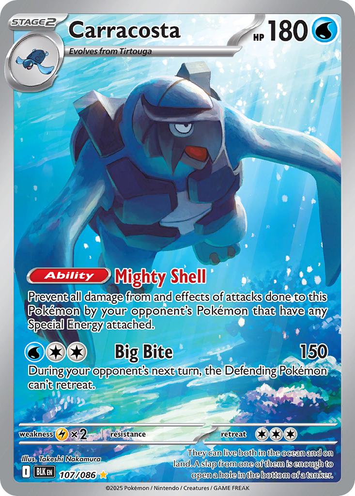 Carracosta - 107/086 - Illustration Rare [sv105b-107] [Ultra]