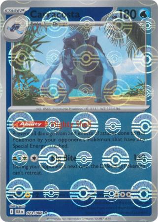 Carracosta - Poké Ball Pattern - 023/086 - Rare [sv105b-023] [Reverse Holo]