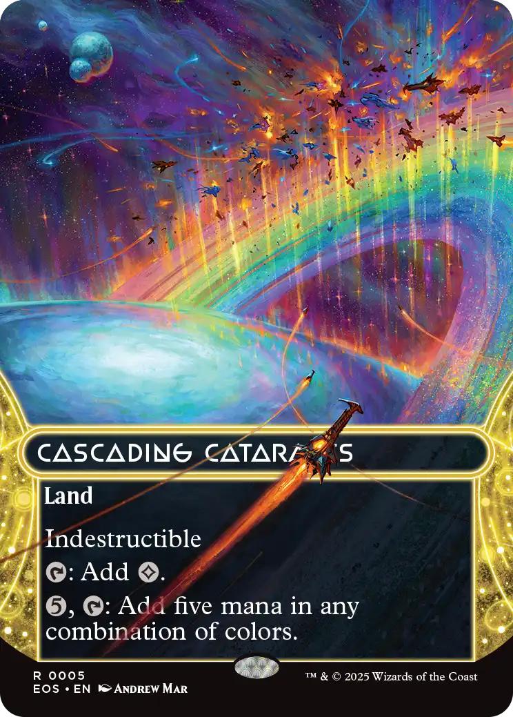 Cascading Cataracts [5] [Borderless] [Edge of Eternities: Stellar Sights] [Non-Foil]