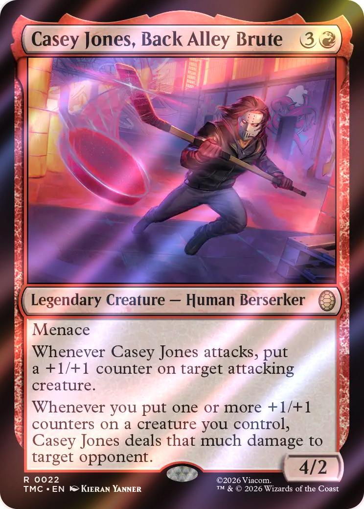 Casey Jones, Back Alley Brute [22] [Teenage Mutant Ninja Turtles Eternal] [Surge Foil]
