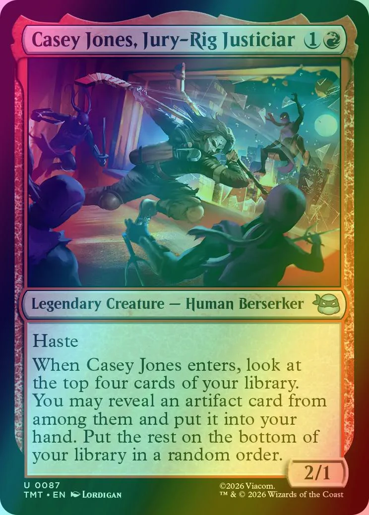 Casey Jones, Jury-Rig Justiciar [87] [Teenage Mutant Ninja Turtles] [Foil]