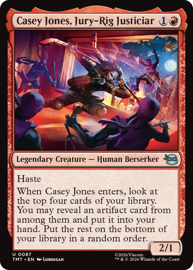 Casey Jones, Jury-Rig Justiciar [87] [Teenage Mutant Ninja Turtles] [Non-Foil]
