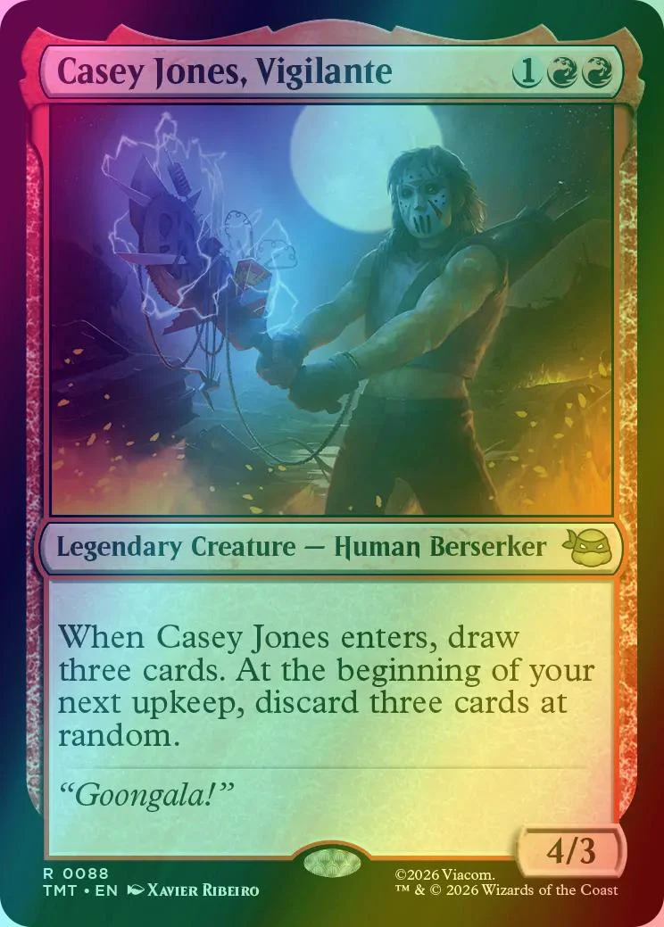 Casey Jones, Vigilante [88] [Teenage Mutant Ninja Turtles] [Foil]