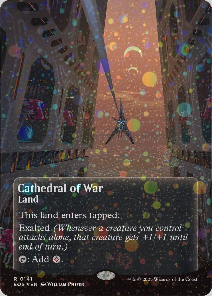 Cathedral of War [141] [Borderless] [Poster] [Edge of Eternities: Stellar Sights] [Galaxy Foil]