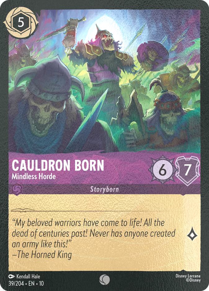 Cauldron Born - Mindless Horde - 39/204 [Whispers in the Well] [Cold Foil]