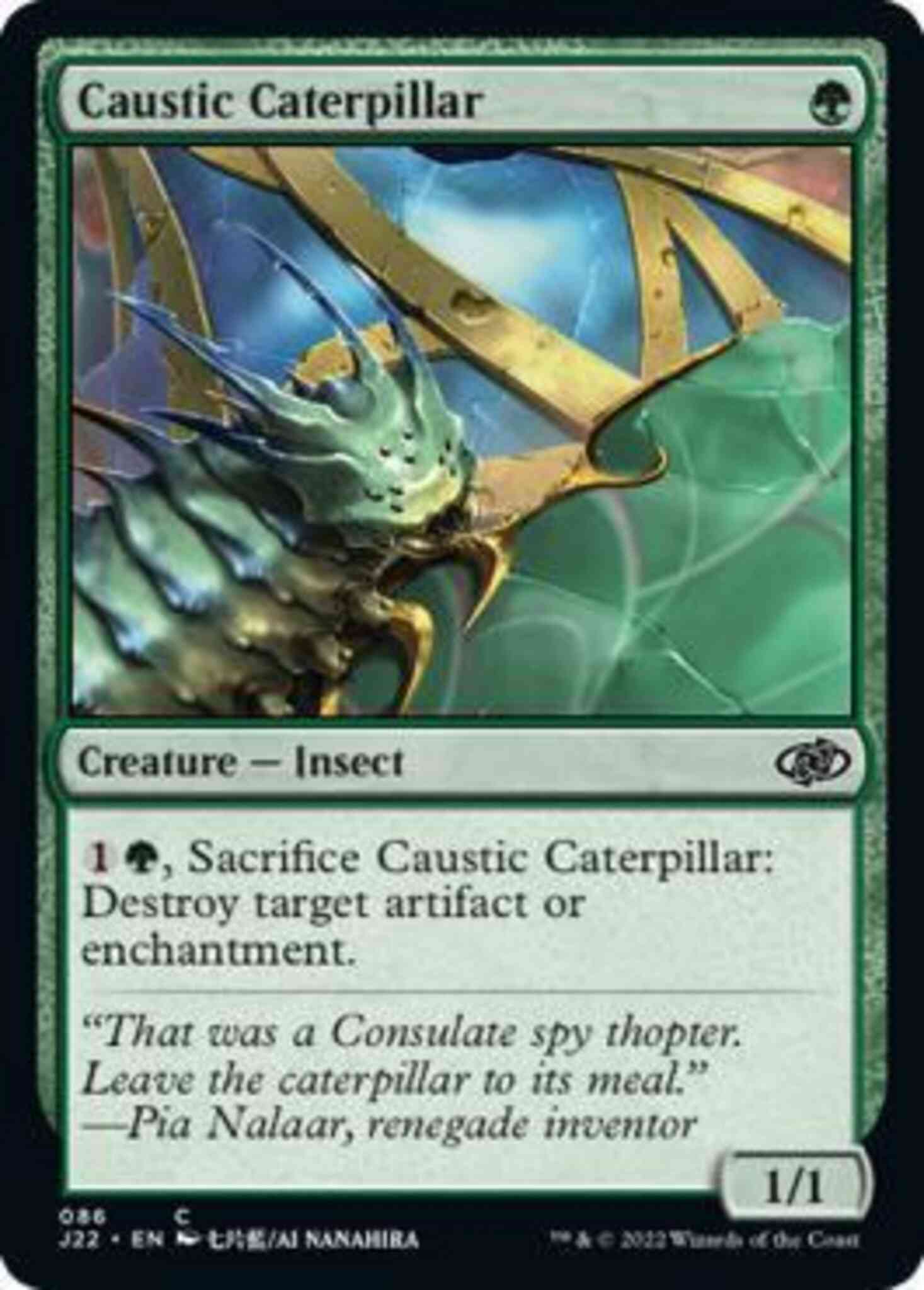 Caustic Caterpillar [86] [Anime-Inspired Art] [Jumpstart 2022] [Non-Foil]