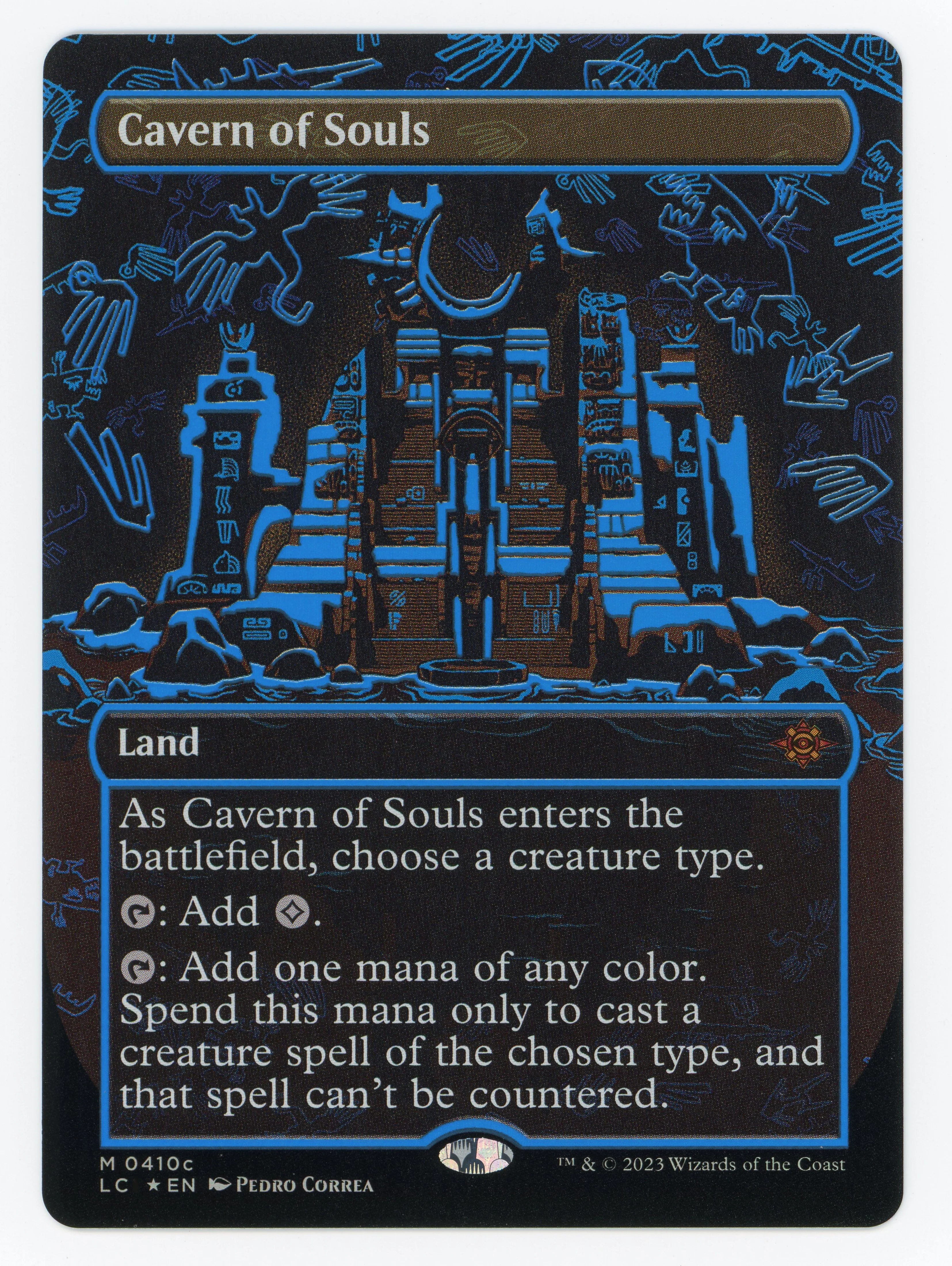 Cavern of Souls - Neon Ink Showcase - Blue - Foil - Scan 14287