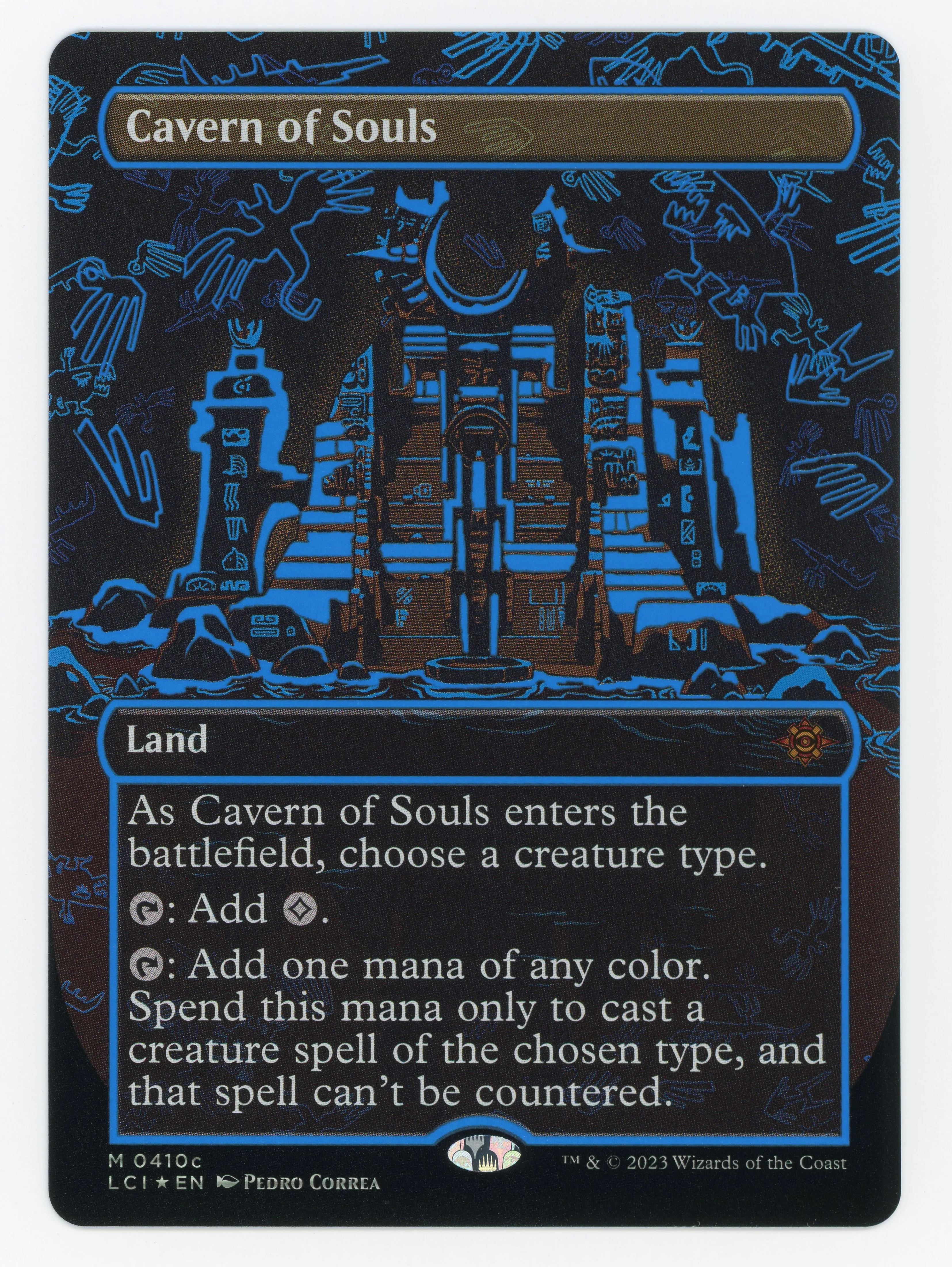 Cavern of Souls - Neon Ink Showcase - Blue - Foil - Scan 14363