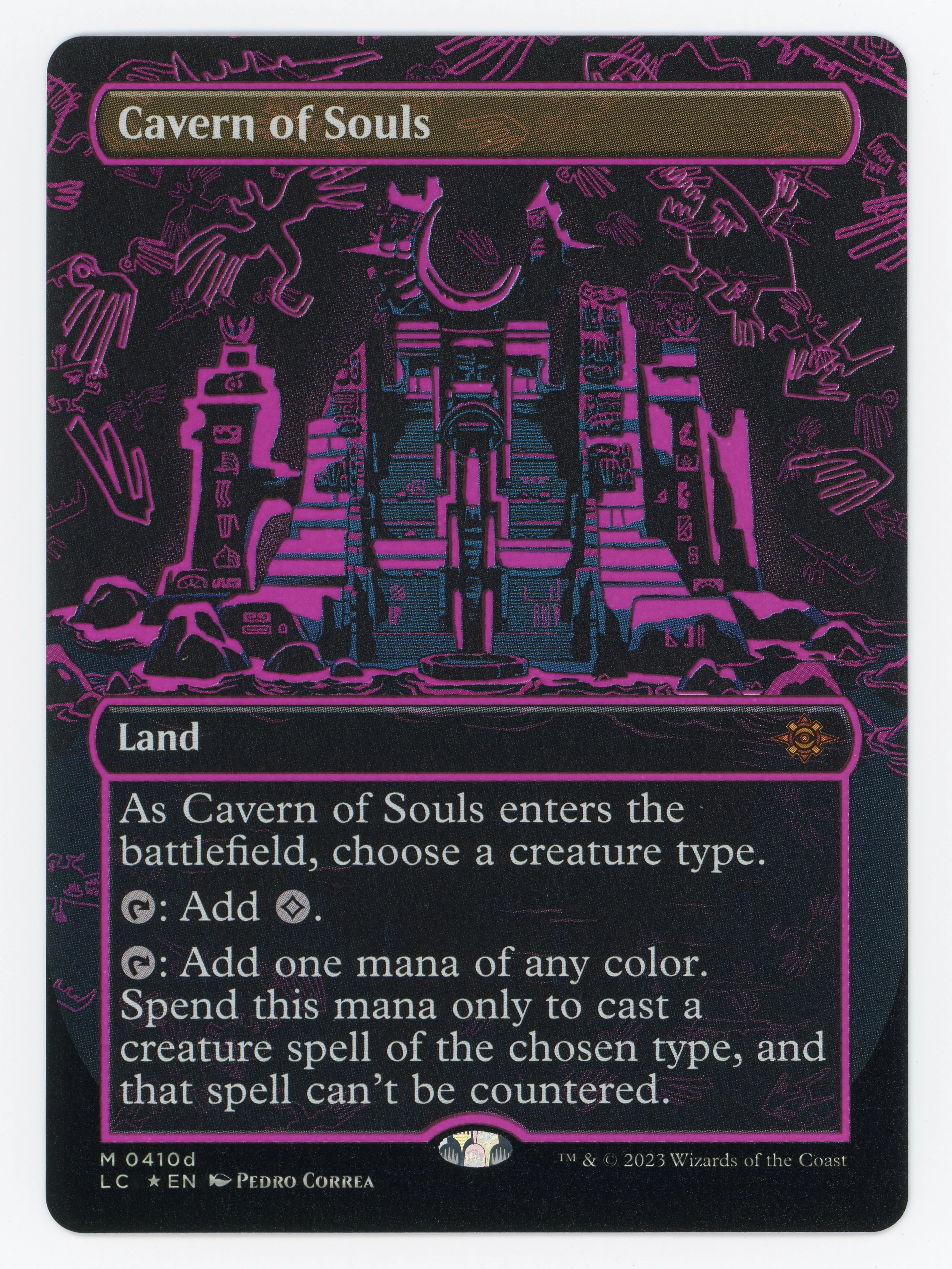 Cavern of Souls - Neon Ink Showcase - Purple - Foil - Scan 14362