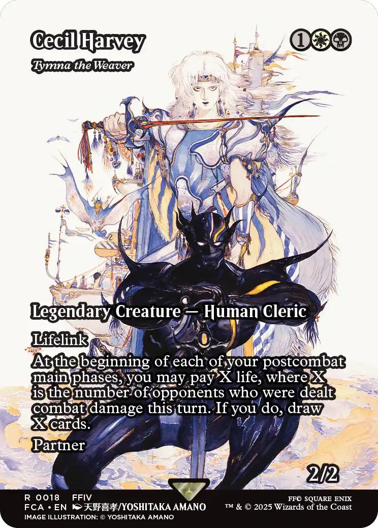 Cecil Harvey - Tymna the Weaver [18] [Borderless] [FINAL FANTASY: Through the Ages] [Non-Foil]