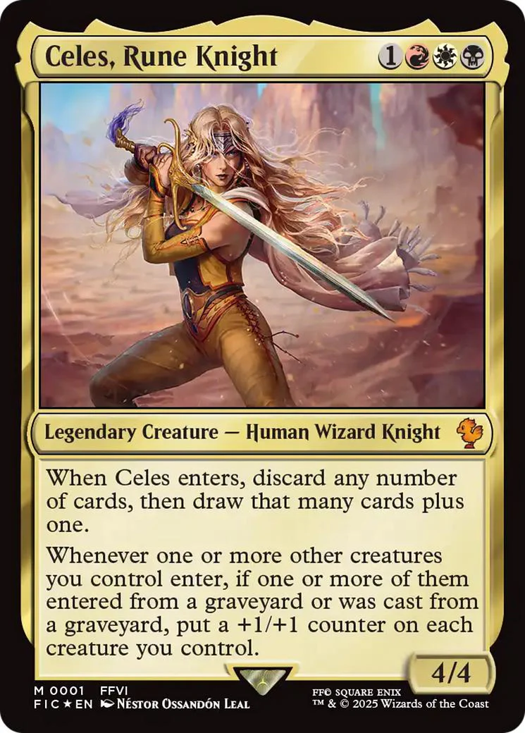 Celes, Rune Knight [1] [FINAL FANTASY: Commander] [Non-Foil]