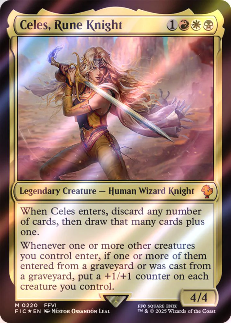 Celes, Rune Knight [220] [FINAL FANTASY: Commander] [Surge Foil]