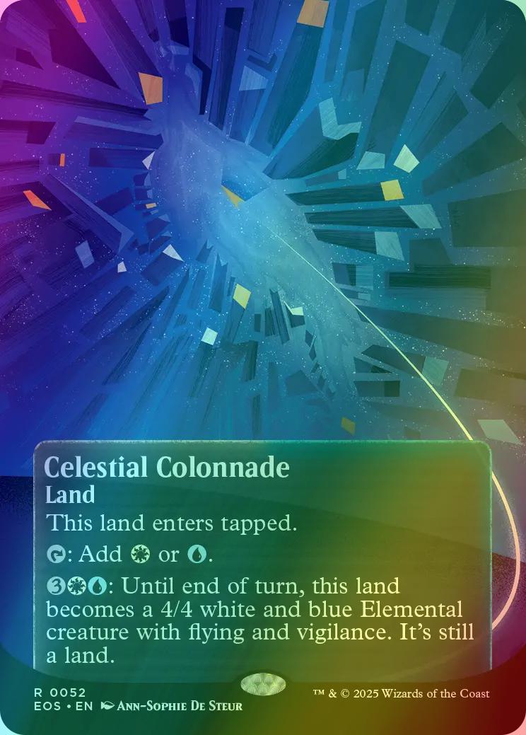Celestial Colonnade [52] [Borderless] [Poster] [Edge of Eternities: Stellar Sights] [Foil]