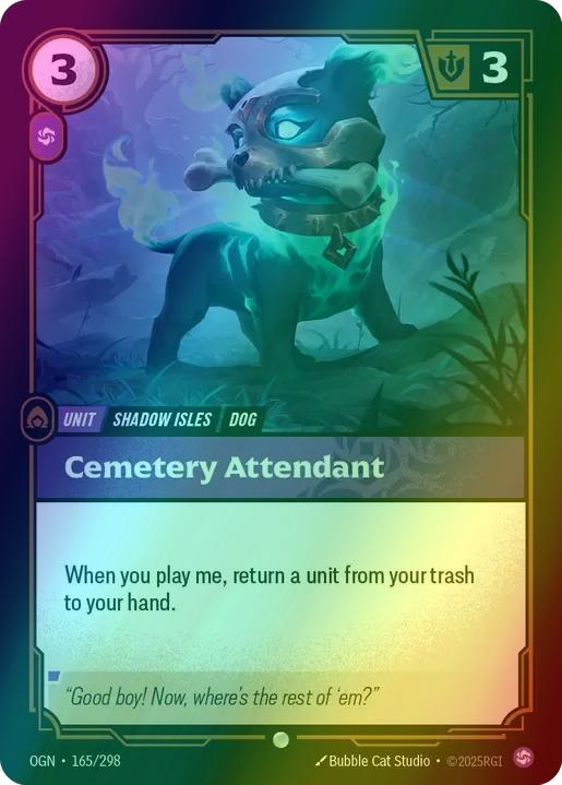 Cemetery Attendant - 165/298 [Origins] [Foil]