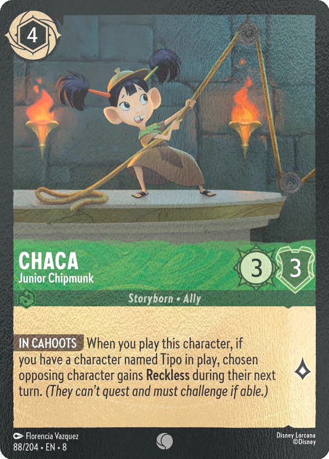 Chaca - Junior Chipmunk - 88/204 [Reign of Jafar] [Cold Foil]