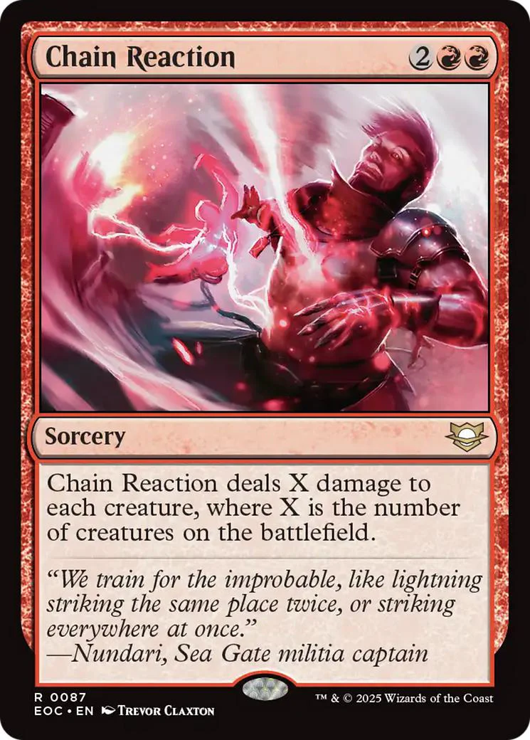 Chain Reaction [87] [Edge of Eternities: Commander] [Non-Foil]