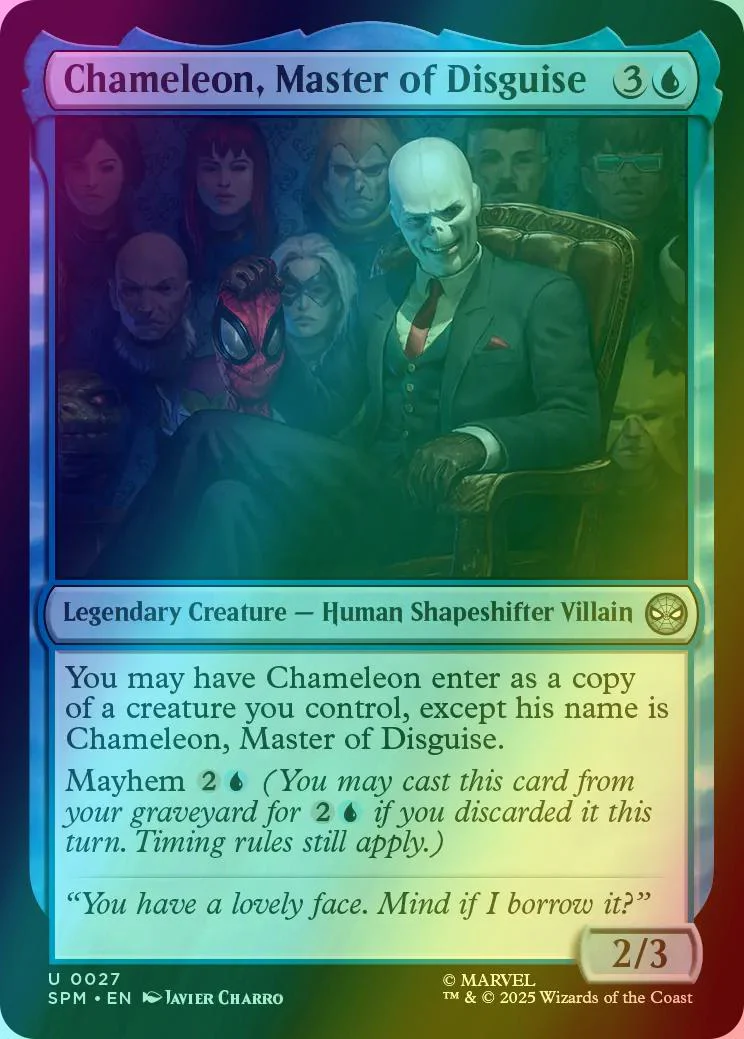 Chameleon, Master of Disguise [27] [Marvel's Spider-Man] [Foil]